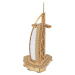 Woodcraft construction kit Dřevěné 3D puzzle Burdž al-Arab