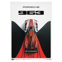 Umělecký tisk Porsche 963 - 2024, 50 × 70 cm