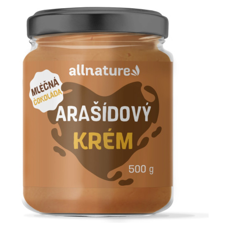 Allnature Arašídové máslo s mléčnou čokoládou 500 g