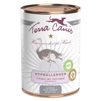 Terra Canis HYPOALLERGEN – pštrosí maso s pastiňákem, bez přídavku obilovin 12 × 400 g