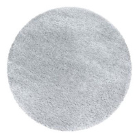 Kusový koberec Brilliant Shaggy 4200 Silver kruh