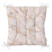 Podsedák s příměsí bavlny Minimalist Cushion Covers Pinky Marble, 40 x 40 cm