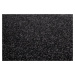 Vopi koberce Kusový koberec Eton černý květina - 160x160 kytka cm