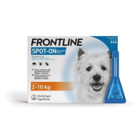 Frontline spot-on pro psy S (2 -10 kg) 3 × 0,67 ml