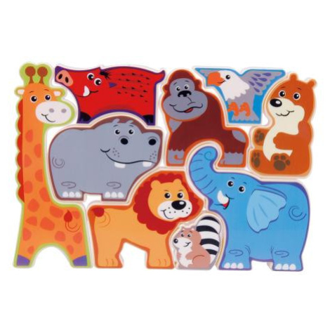 Divoké safari puzzle Playgo