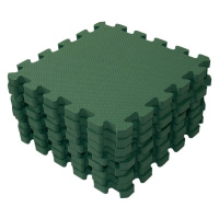 BabyDan Podložka hrací puzzle Dark Green 90x90 cm