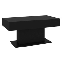 SHUMEE Konferenční stolek černý 96 × 50 × 45 cm dřevotříska, 806832