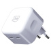 3mk Hyper Charger 35W síťová nabíječka, GaN, 2x USB-C (PD) bílá