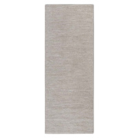 Béžový ručně tkaný běhoun s příměsí vlny 80x200 cm Pradesh Linen White – Elle Decoration