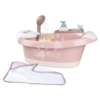 Vanička s tekoucí vodou ve sprše Balneo Bath Natur D'Amour Baby Nurse Smoby s jacuzzi koupelí se