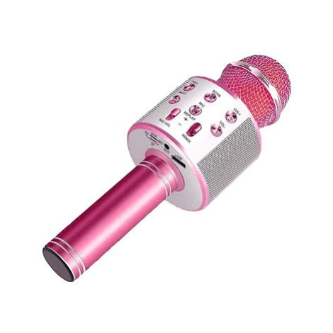 MG Bluetooth Karaoke mikrofon s reproduktorem, růžový