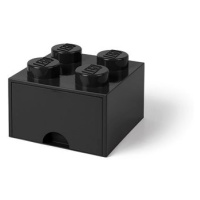 LEGO Úložný box 4 s šuplíkem - černá