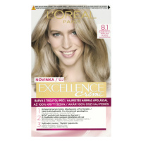 L'Oréal Paris Excellence Créme permanentní barva na vlasy 8.1 blond světlá popelavá, 72+48+12+60
