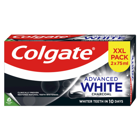 Colgate zubní pasta Advanced White Charcoal 2 x 75 ml