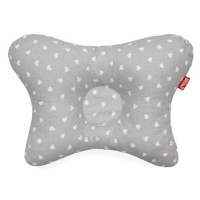 SCAMP Polštářek Little Heart White Gray