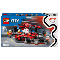 LEGO LEGO® City Zastávka v boxech F1® a personál s vozem Ferrari 60443