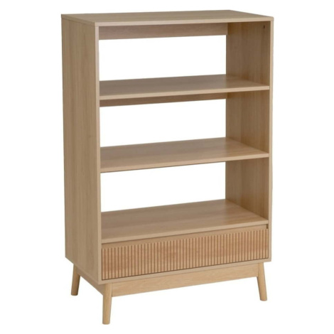 Knihovna v přírodní barvě 80x120x40 cm Naroa – Casa Selección