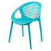 Tyrkysová plastová zahradní židle Joanna – Bonami Selection