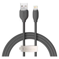 Kabel USB na Lightning Baseus Jelly, 2,4 A 1,2 m (černý)