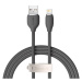 Kabel USB na Lightning Baseus Jelly, 2,4 A 1,2 m (černý)