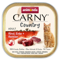 animonda Carny Adult Country hovězí, kachní a sobí maso 32 × 100 g