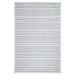 Šedo-bílý bavlněný koberec Oyo home Duo, 80 x 150 cm