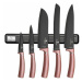 Berlinger Haus 6dílná sada nožů s magnetickou lištou I-Rose Edition