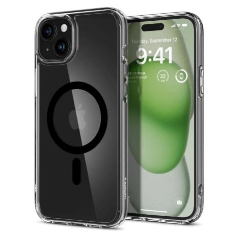 Kryt Spigen Ultra Hybrid MagSafe, black - iPhone 15 Plus (ACS06661)