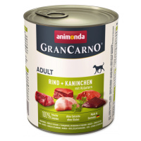Konzerva Animonda Gran Carno hovězí + králík + bylinky 800g
