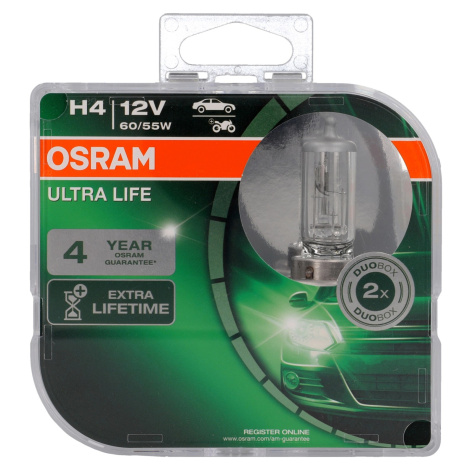 OSRAM Autožárovka Ultra Life H4, 2 ks