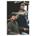 Fotografie Professional hairdresser working with bearded client, Liudmila Chernetska, 26.7 × 40 