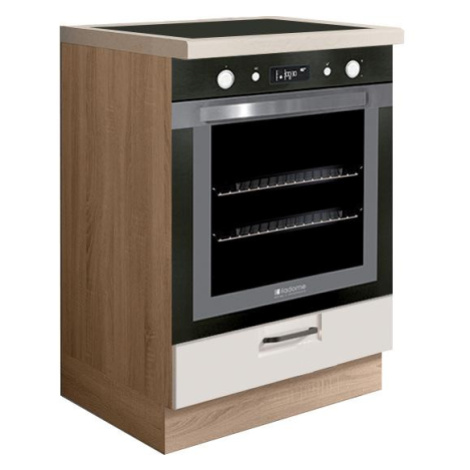 Kuchyňská Skříňka Favorit 17D Sonoma/White BAUMAX