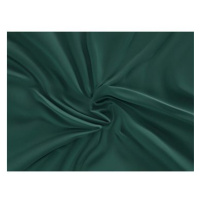 Kvalitex Saténové prostěradlo Luxury Collection 160 × 200 cm tmavě zelené Výška matrace do 22 cm