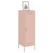 vidaXL Skříň highboard růžová 36 x 39 x 113 cm ocel