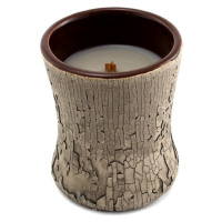 WoodWick Oheň v krbu, Svíčka keramická oválná váza, 133.2 g