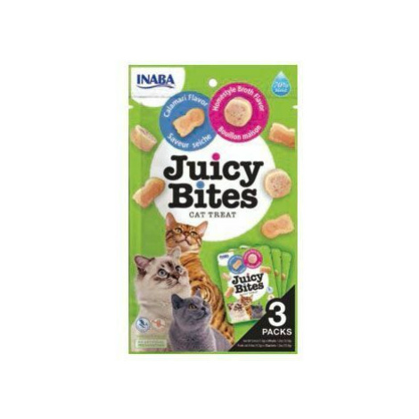 Churu Cat Juicy Bites Broth&Calamari Flavor3x11,3g + Množstevní sleva