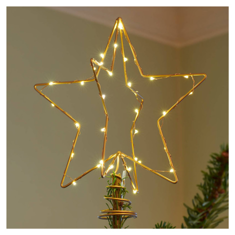 Sirius LED dekorativní světlo Vánoce Top, zlatá