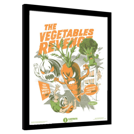 Obraz na zeď - Ilustrata - Eat Your Vegetables Pyramid