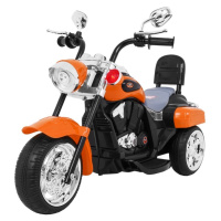 mamido  Dětská elektrická motorka Chopper oranžová