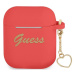 Guess GUA2LSCHSR AirPods cover red Silicone Charm Heart Collection (GUA2LSCHSR)