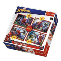 Puzzle Spiderman od Disney Marvel Spiderman 4 v 1