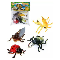 Hmyz insekt set 4ks v sáčku 6-12cm guma