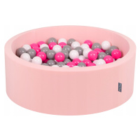 KiddyMoon Suchý bazén růžový 200 kuliček Pro Děti