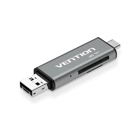 Vention USB2.0 Multi-function Card Reader Gray