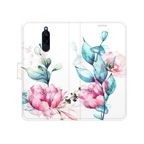 iSaprio flip pouzdro Beautiful Flower pro Xiaomi Redmi 8