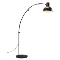 vidaXL Stojací lampa 25 W černá 150 cm E27