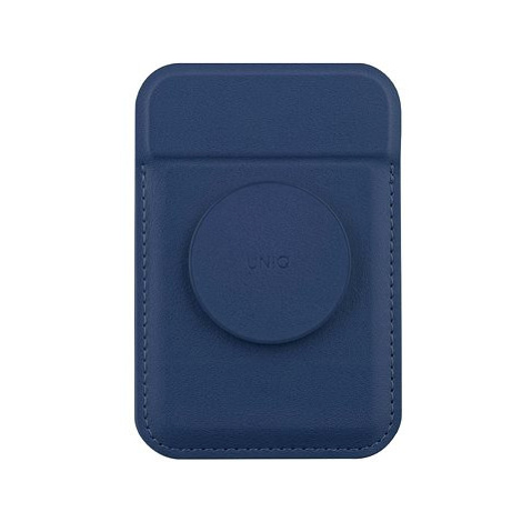 UNIQ Flixa magnetická peněženka a stojánek s úchytem, Navy blue