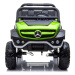 mamido  Dětské elektrické autíčko Mercedes Unimog 4x4 zelené