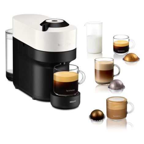 Nespresso kávovar na kapsle Krups Vertuo Pop, Coconut White XN920110