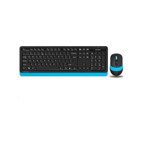 Set bezdrátová klávesnice + bezdrátová myš A4tech FG1010 FSTYLER, modrá